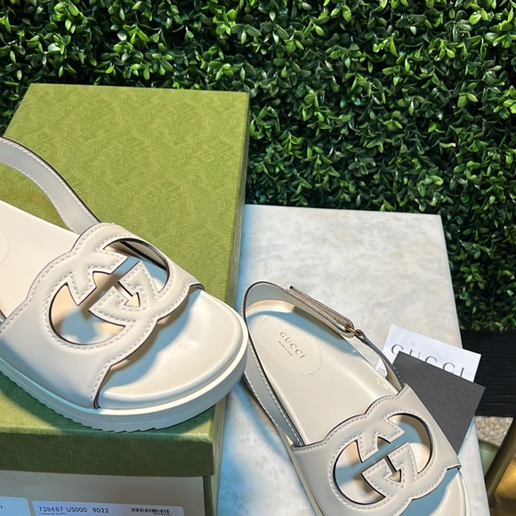 GUCCI COSMOS SOFTY SANDALS 37 worn once - Picture 4 of 6